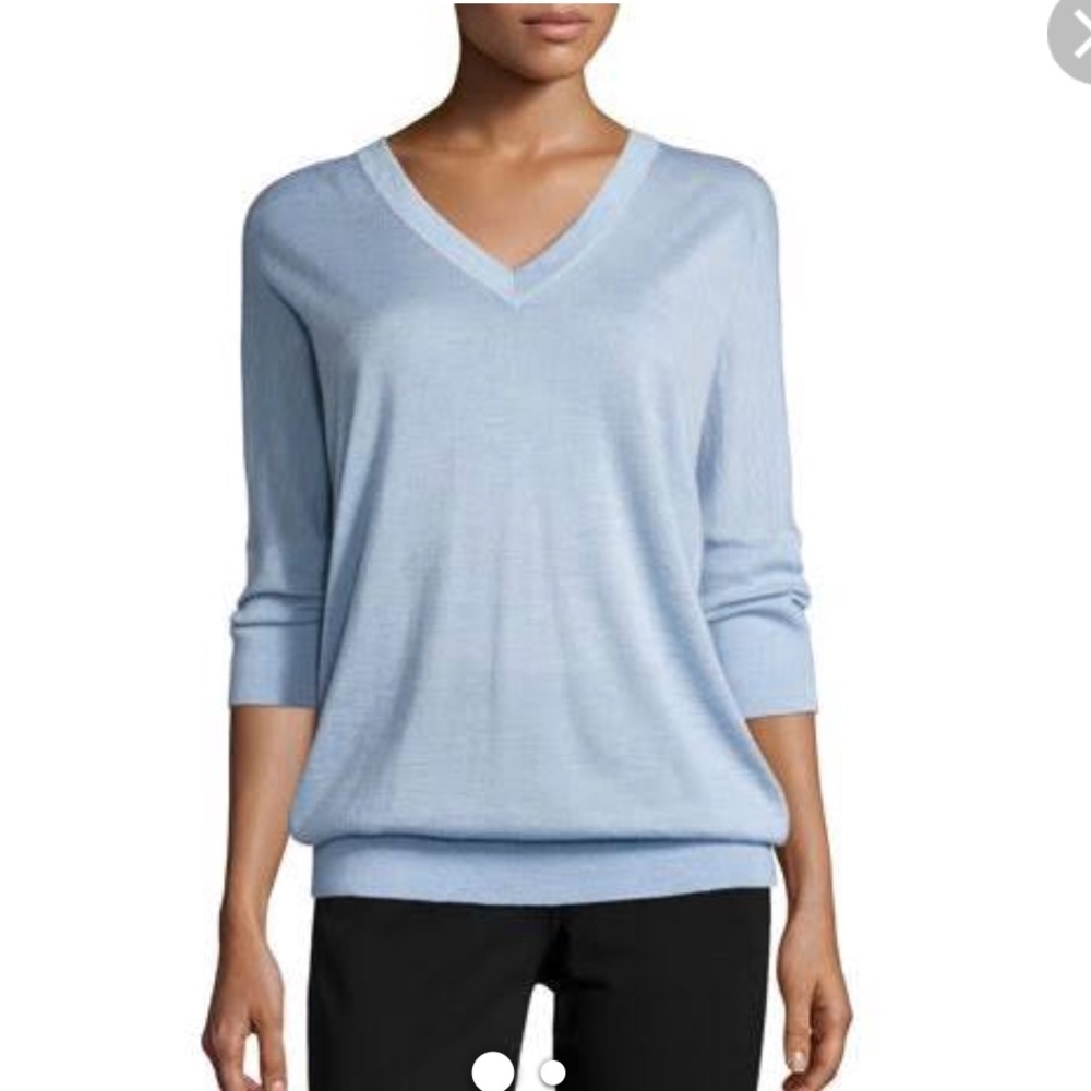 Brooks Brothers Vneck Silk Sweater, size XS
